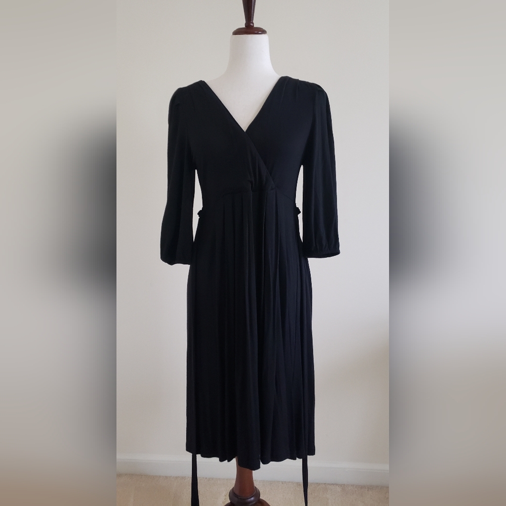 Isabel Lu empire waist dress in black